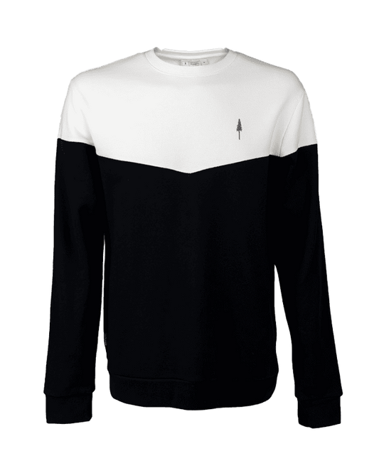 TreeSweater Bicolor - Noir-Blanc - SWEATER - NIKIN