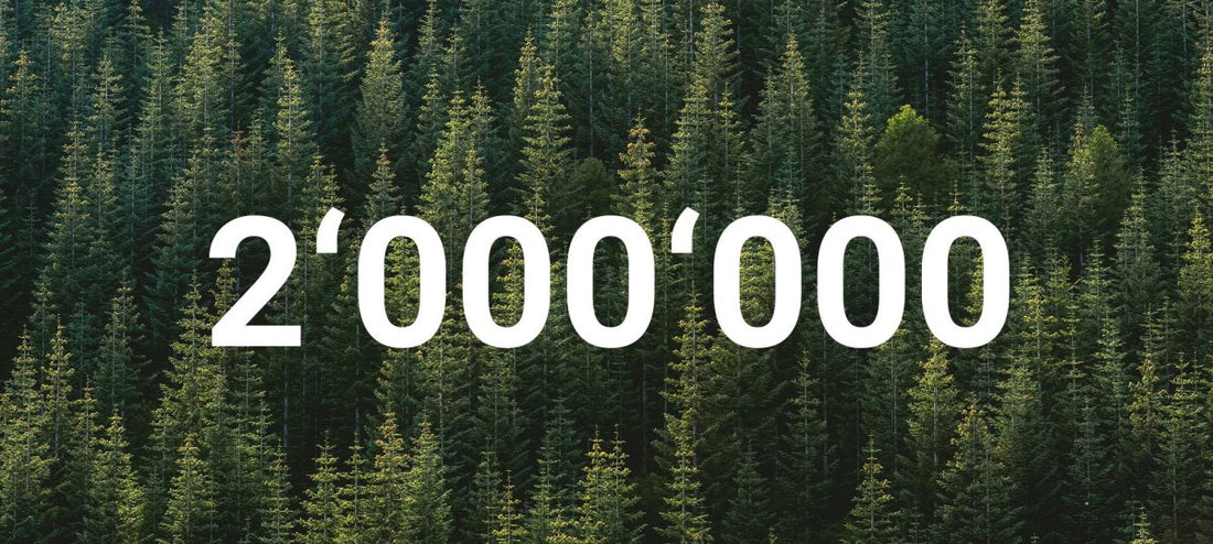 2 Millionen Bäume - NIKIN erreicht neuen Meilenstein - NIKIN CH