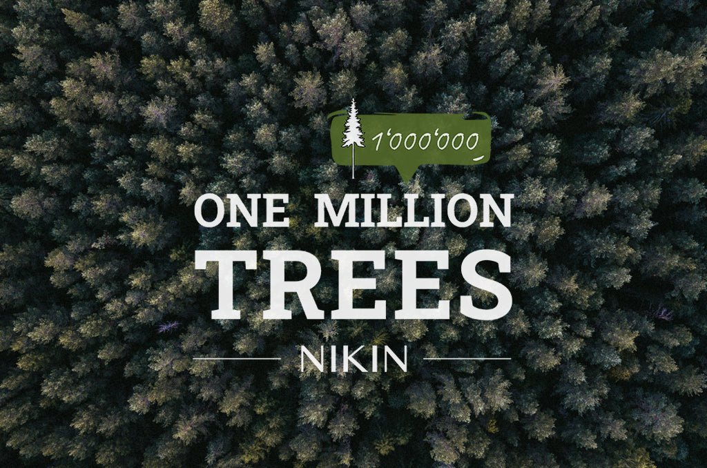 Un million d'arbres plantés - NIKIN franchit une nouvelle étape - NIKIN CH