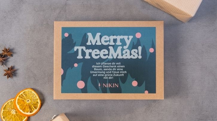 NIKIN gift box with Christmas decorations