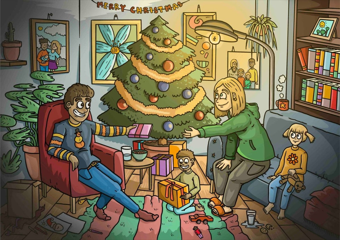 Christmas coloring pages for young and old - NIKIN CH