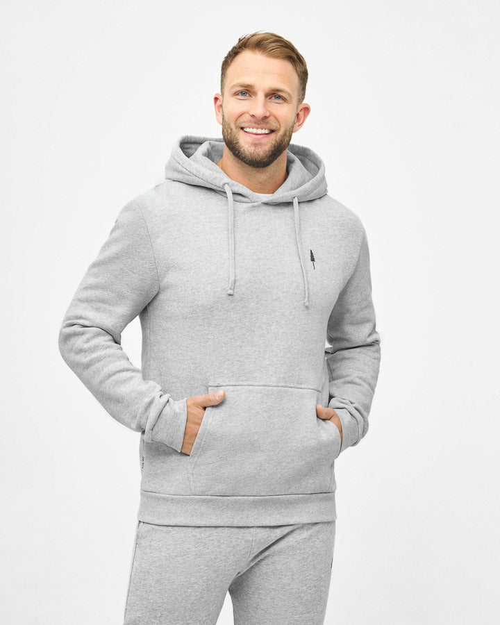 TreeHoodie Grey Mel