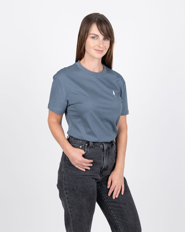 TreeShirt Steel Blue - TSHIRT - NIKIN