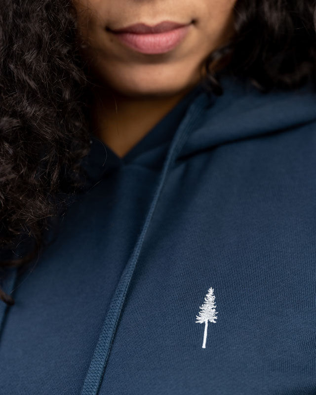 TreeHoodie Femme Navy - HOODIE - NIKIN