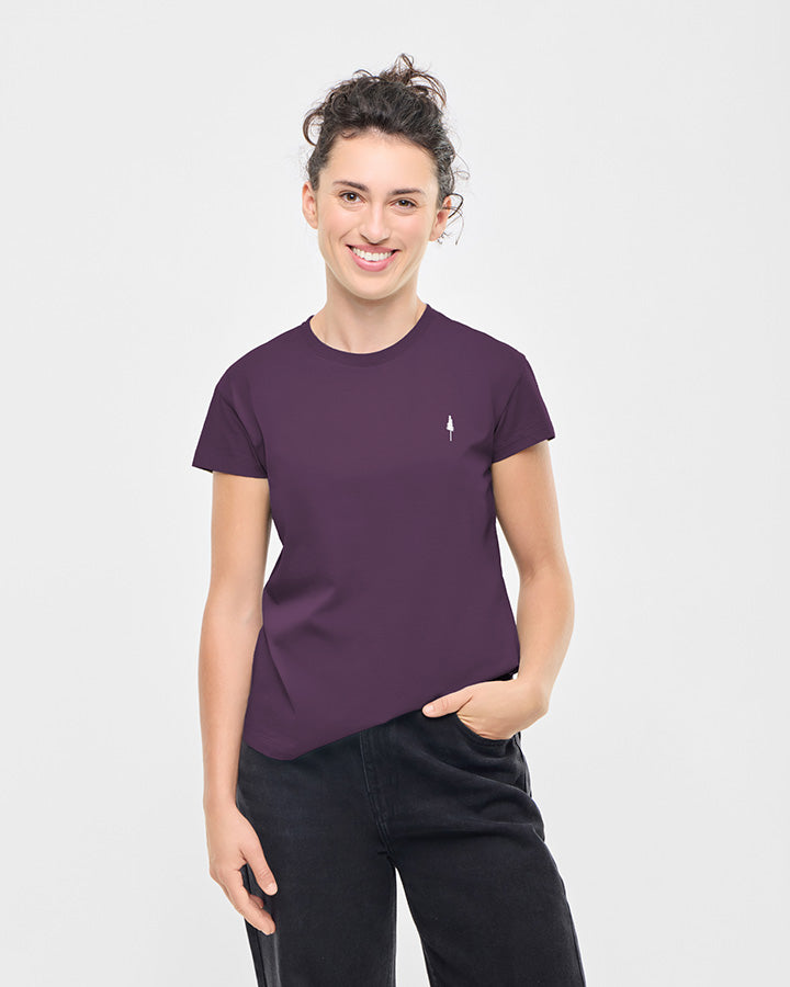 TreeShirt Women Deep Purple