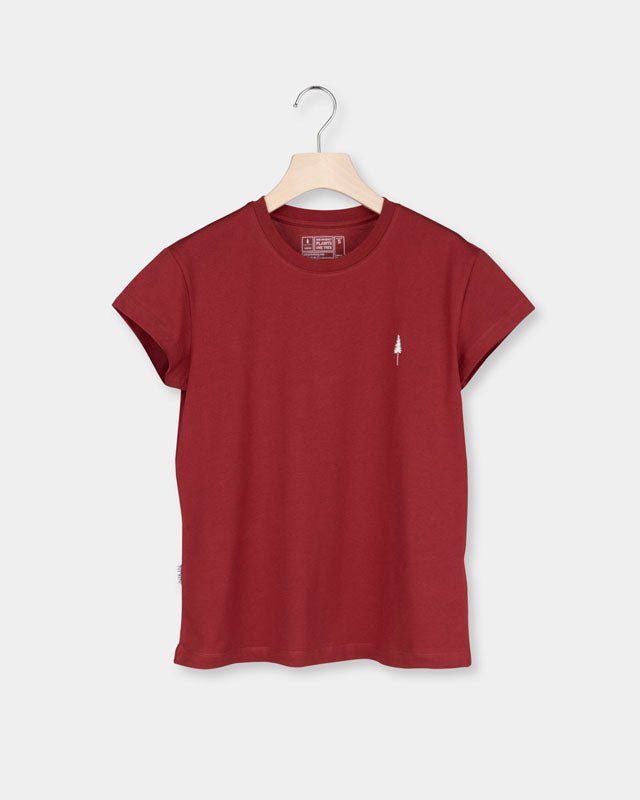 TreeShirt Women Bloodstone Red - TSHIRT - NIKIN