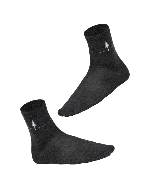 TreeSocks Standard Single Anthracite