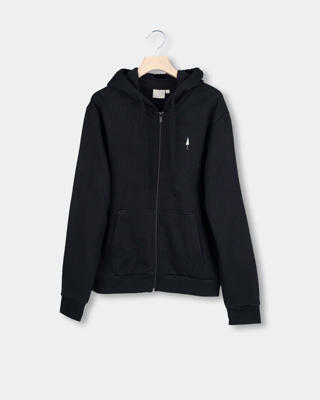 TreeHoodie Jacket Black - HOODIE - NIKIN