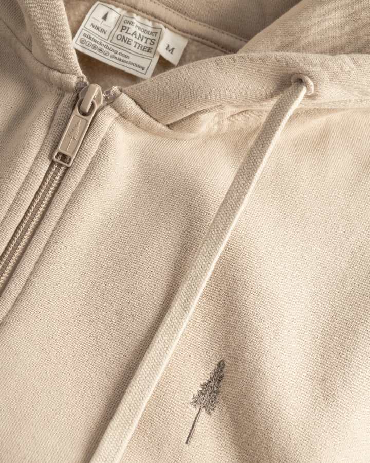 TreeHoodie Jacket Light Taupe