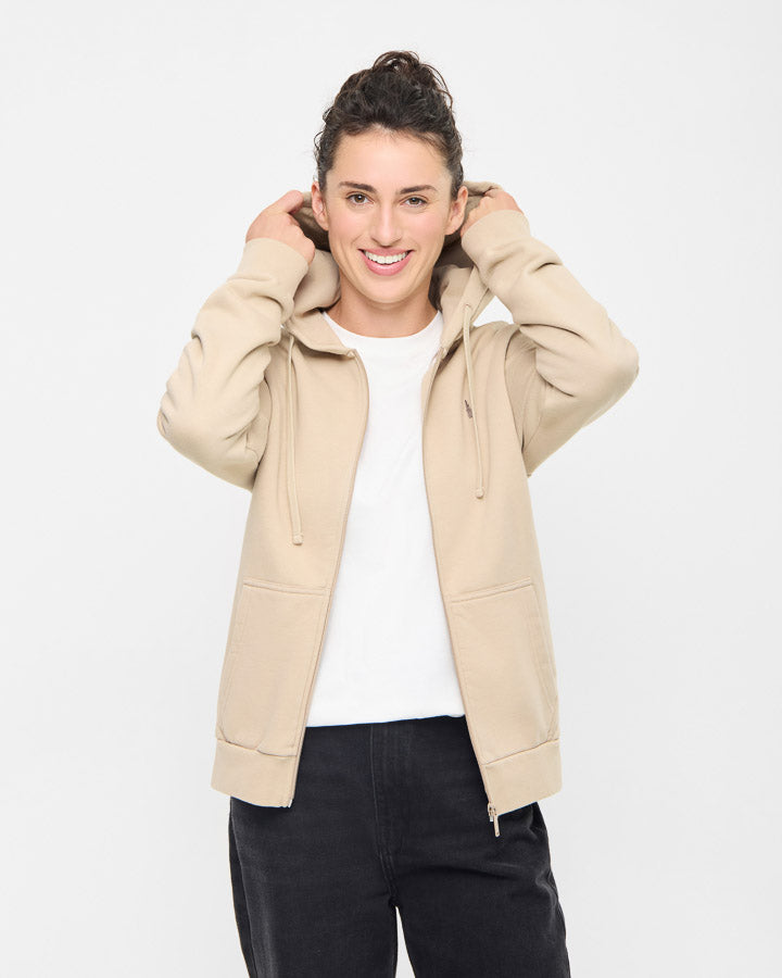 TreeHoodie Jacket Light Taupe