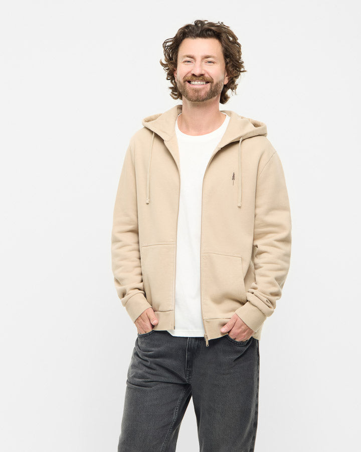 TreeHoodie Jacket Light Taupe