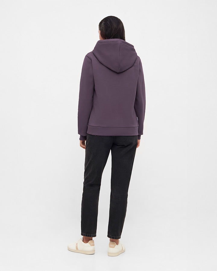 TreeHoodie Zip Women Deep Purple