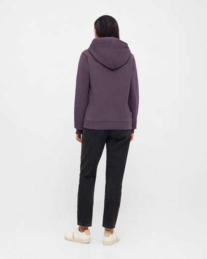 TreeHoodie Zip Femme Deep Purple