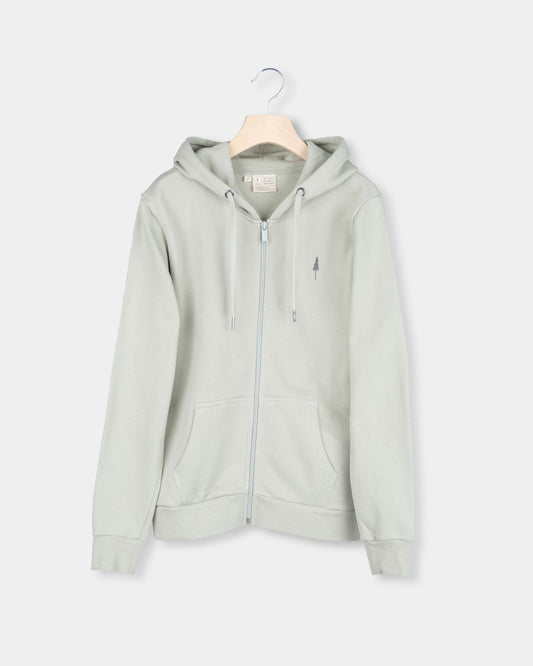 TreeHoodie Zip Femme Vert clair