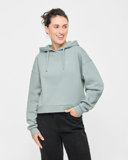 TreeHoodie Oversized Femme Turquoise