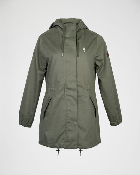 TreeJacket Parka Women Olive