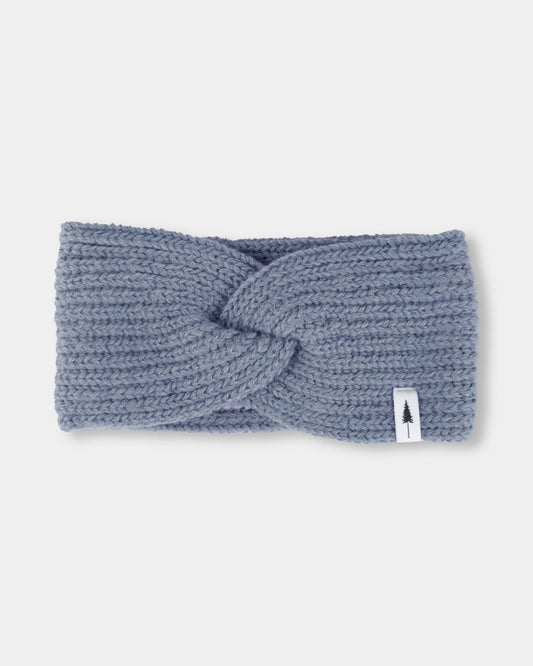 Bandeau TreeHeadband Knitted Twist Cosy Steel Blue