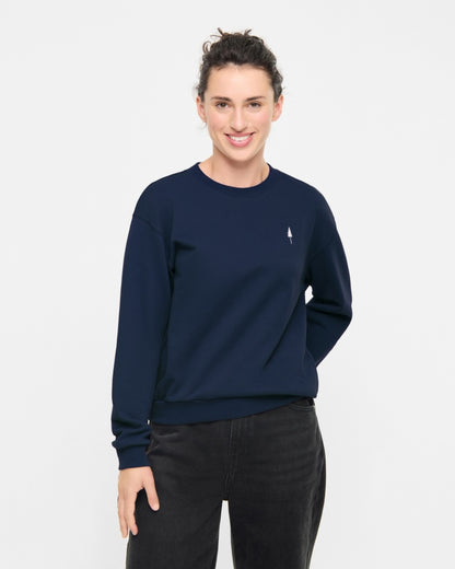 TreeSweater Relaxed Femme Dark Navy