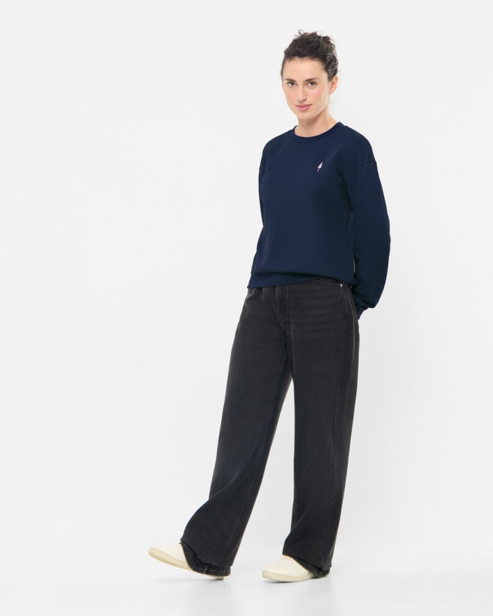 TreeSweater Relaxed Femme Dark Navy
