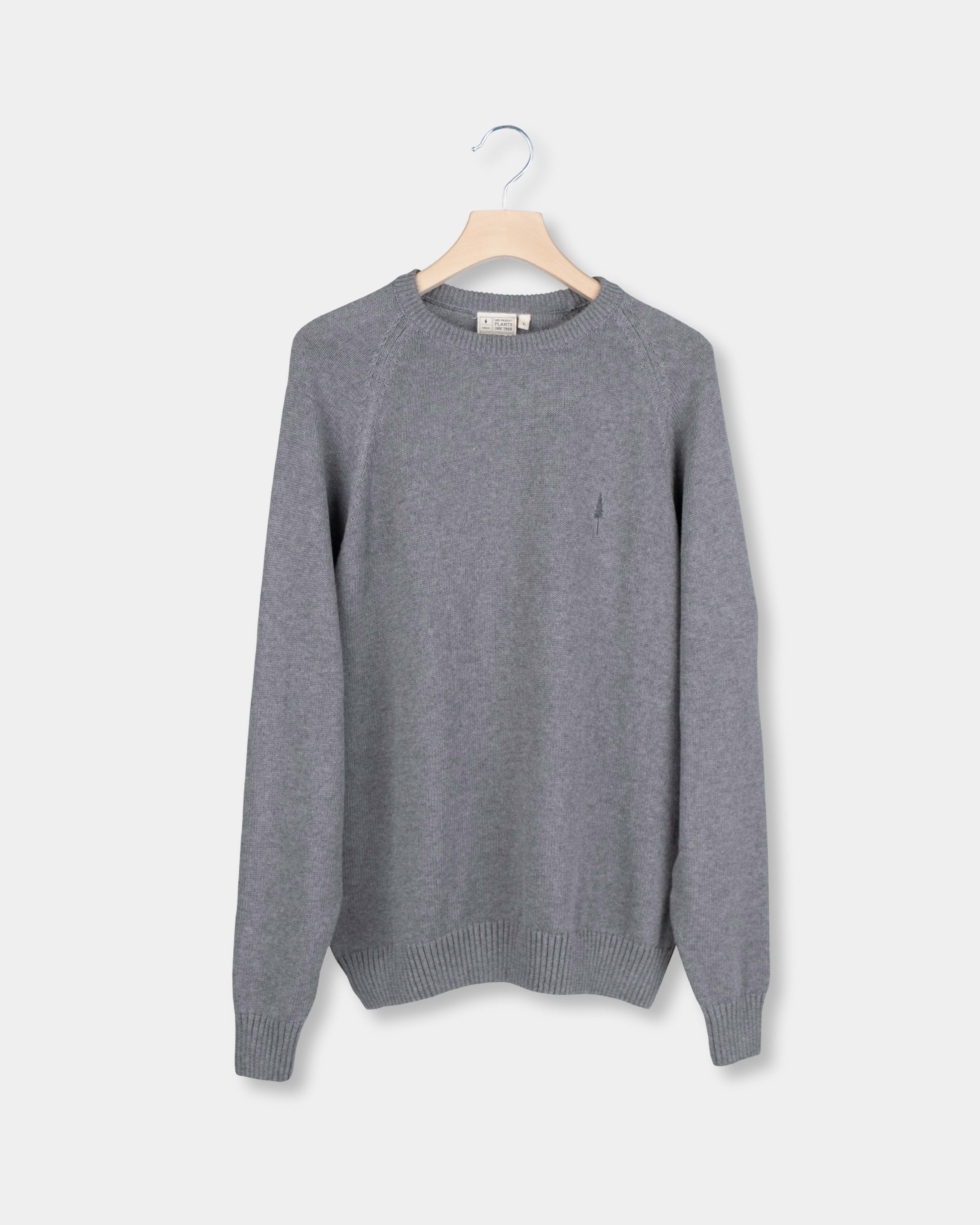 TreePull Cosy Grey Mel - PULLOVER - NIKIN