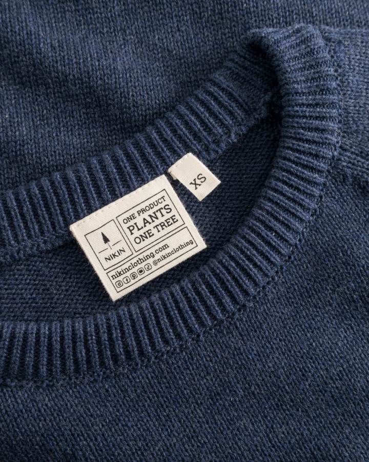 TreePullover Cosy Navy Mel