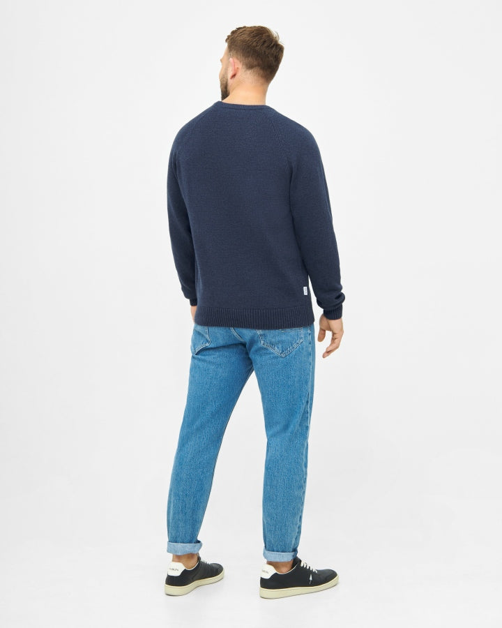 TreePullover Cosy Navy Mel