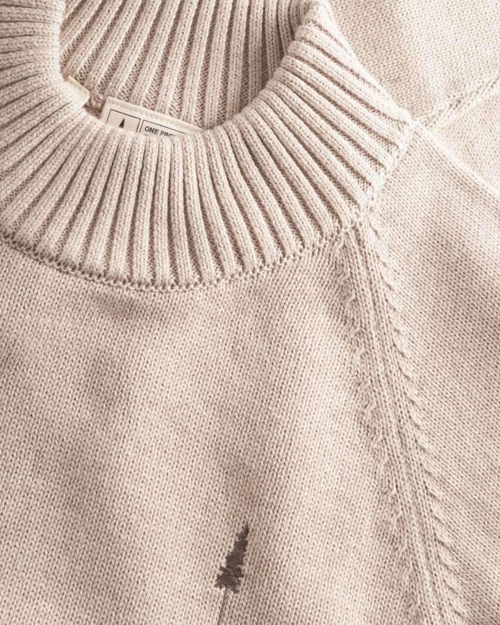 TreePullover Cosy Femme Beige
