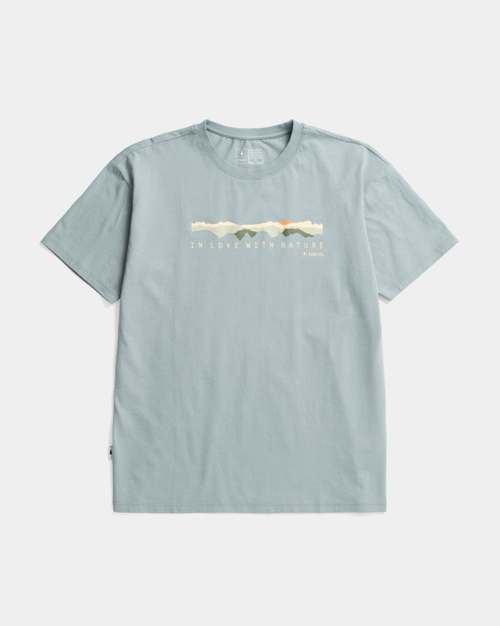 TreeShirt Mountain Panorama Elemental Blue