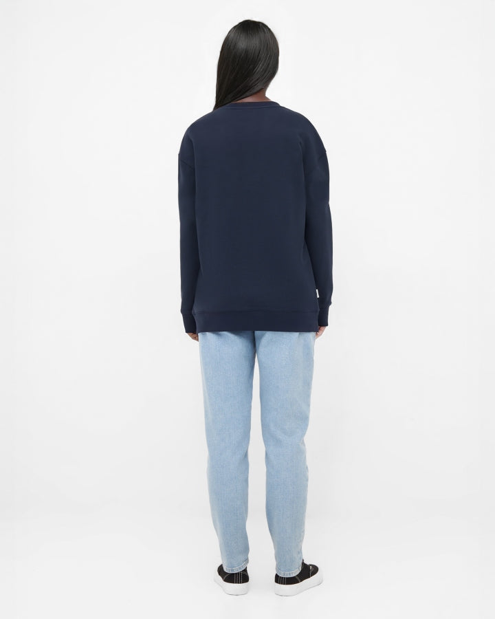 TreeSweater Mountain Panorama Dark Navy