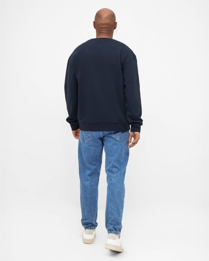 TreeSweater Mountain Panorama Dark Navy