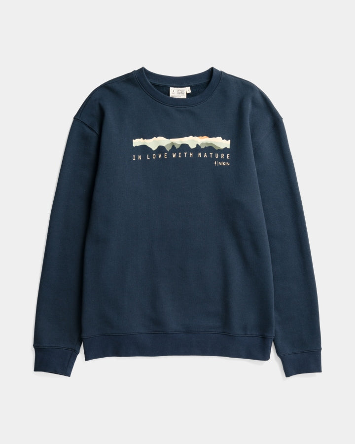 TreeSweater Mountain Panorama Dark Navy