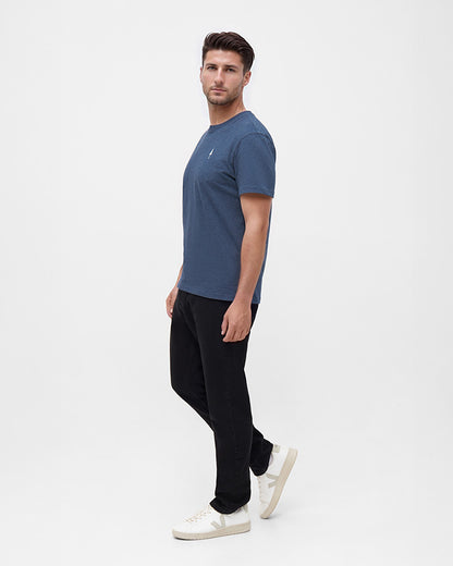 TreeShirt Navy Mel - TSHIRT - NIKIN