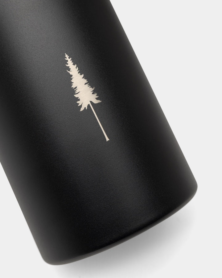 TreeBottle Outdoor 1L personnalisée (petit texte) Noir