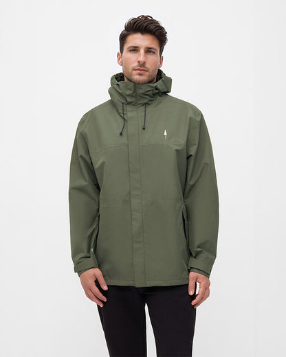 TreeJacket Rain Dark Olive