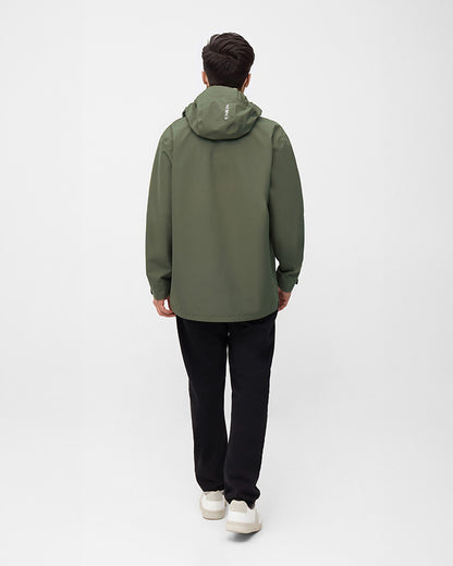 TreeJacket Rain Dark Olive