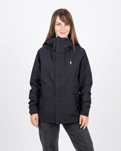 TreeJacket Rain Women Black