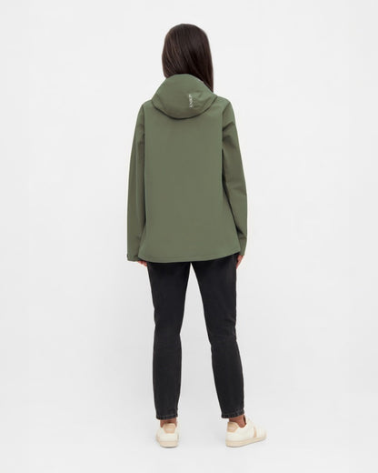 TreeJacket Rain Women Dark Olive - JACKET - NIKIN