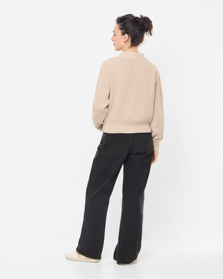 TreeCardigan Femme Beige