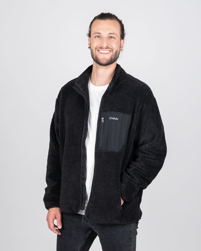 TreeFleece Teddy Relaxed Jacket Dark Anthracite