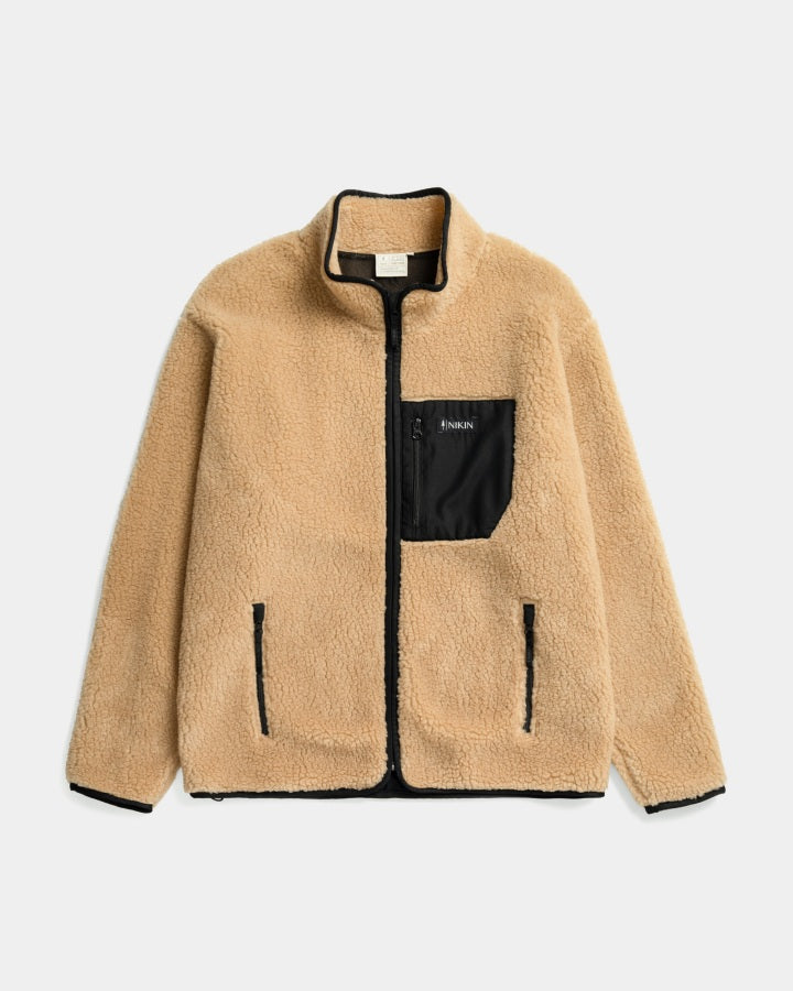 TreeFleece Teddy Relaxed Jacket Caramel