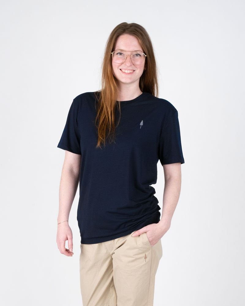 TreeShirt Circular Dark Navy