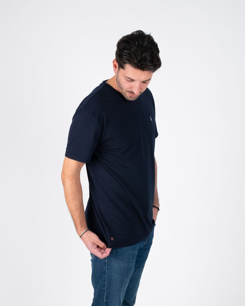 TreeShirt Circular Dark Navy