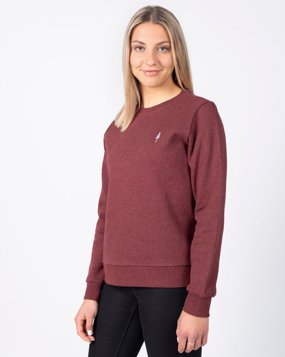 TreeSweater Femme Bordeaux Mel