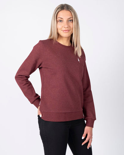 TreeSweater Femme Bordeaux Mel