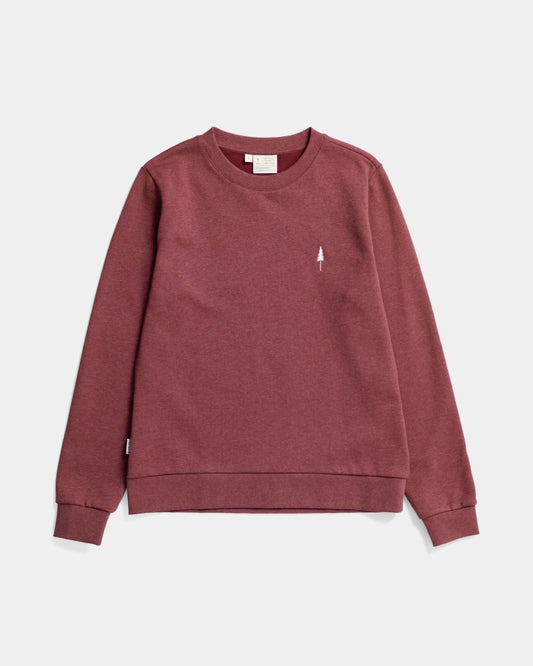 TreeSweater Femme Bordeaux Mel