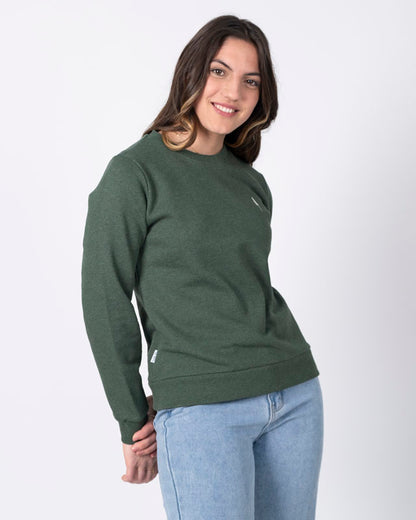 TreeSweater Women Olive Mel