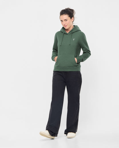 TreeHoodie Femme Olive Mel