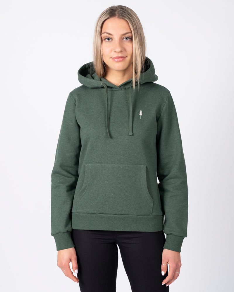 TreeHoodie Femme Olive Mel