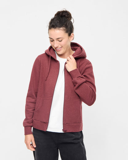 TreeHoodie Jacket Femme Bordeaux Mel