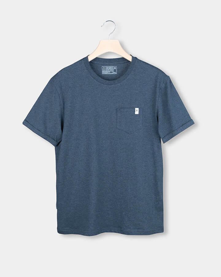 TreeShirt Pocket Navy Mel